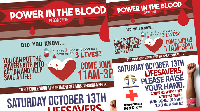 Oct 13th - Power In the Blood - Blood Drive