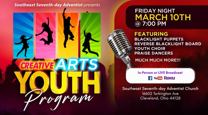 Mar 10th - Creative Arts Youth Program