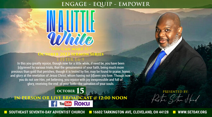 Oct 15 - In a Little While - Pastor Stan Hood
