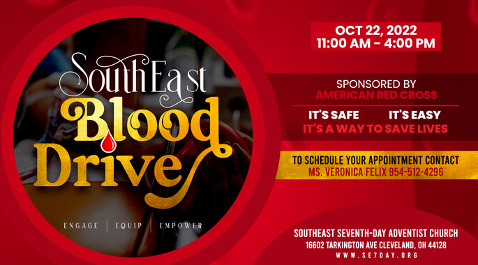 Oct 22nd - Blood Drive
